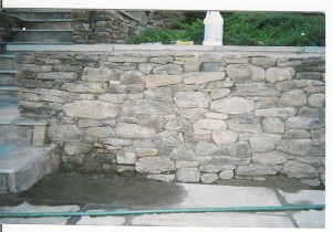 Field-stone-wall